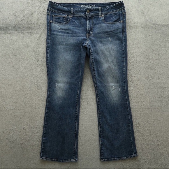 American Eagle Outfitters Denim - American Eagle Outfitters Women's Dark Blue Boot Cut Jeans